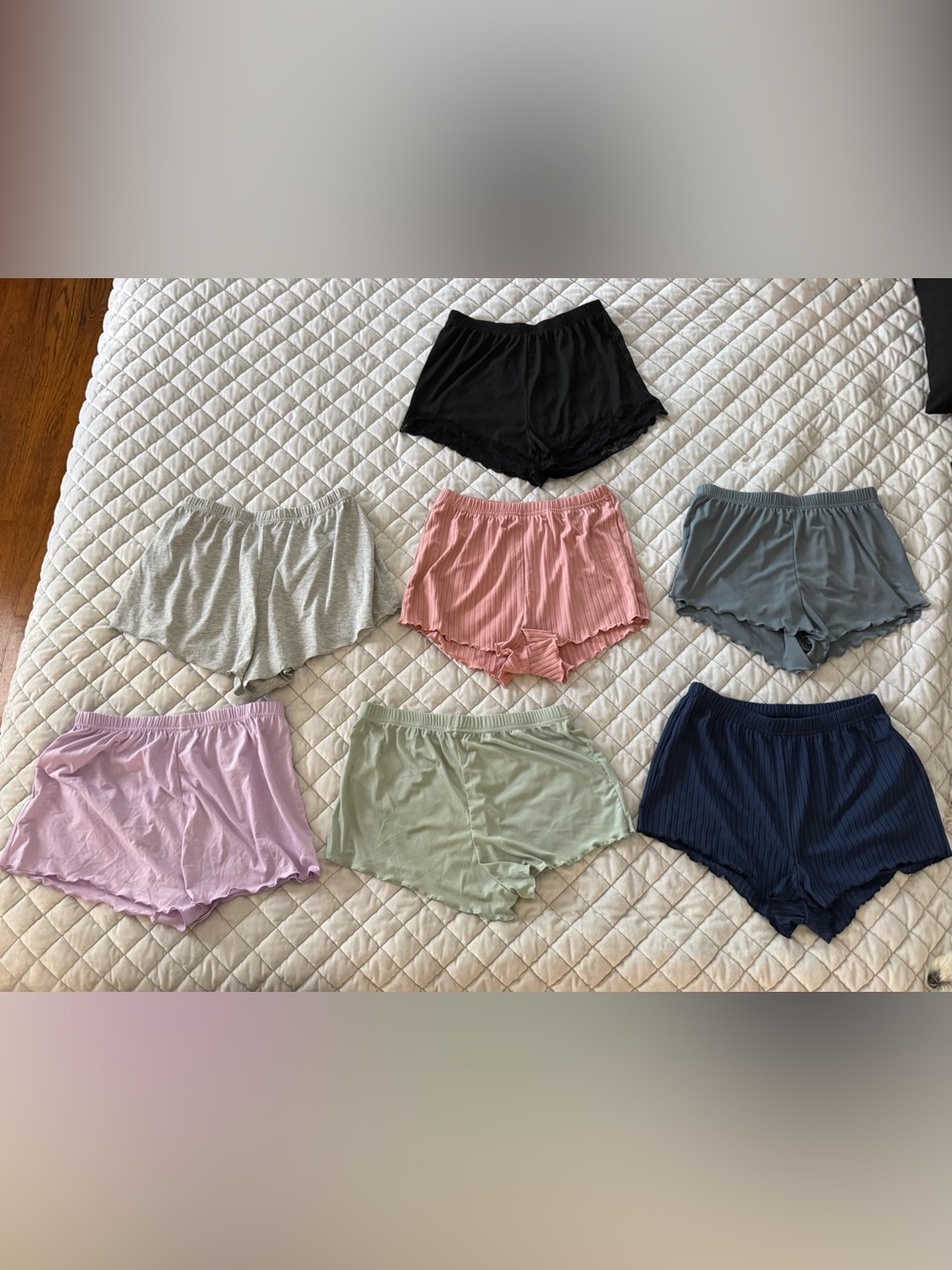 Lot of 7 Pajama/Lounge Shorts